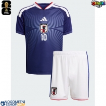 Otroški Nogometni dresi Japonska Ritsu Doan #10 Domači SP 2026 Kratek Rokav (+ Kratke hlače)